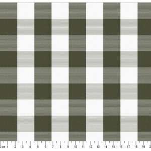 Tecido Fio Tinto Xadrez 30XM cor - 1139 (Verde Musgo)
